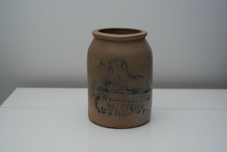J. W. van Haagen's Mosterd Utrecht., Antiek en Kunst, Antiek | Keramiek en Aardewerk, Ophalen of Verzenden