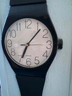 Groot horloge als klok - jaren 80, Huis en Inrichting, Woonaccessoires | Klokken, Analoog, Gebruikt, Ophalen of Verzenden, Wandklok