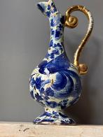 Hubert Bequet Quaregnon 1950 aardewerk vaas handgeschilderd, Ophalen of Verzenden