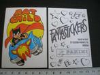 2x panini fantastickers bat child batman car auto humor, Verzenden, Zo goed als nieuw, Strip of Tekenfilm