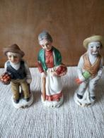 3 Mooie Vintage Keramieken Beeldjes, Ophalen of Verzenden, Zo goed als nieuw, Mens