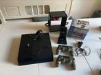 PlayStation 4 incl. 2 Controllers en 10 games, Spelcomputers en Games, Avontuur en Actie, Online, Gebruikt, 2 spelers