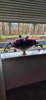 Decoratieve bloemstuk met zware vaas, Ophalen, Zo goed als nieuw, Binnen
