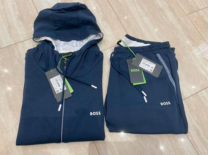 HUGO BOSS Trainingspak met capuchon maat XXL, Kleding | Heren, Sportkleding, Nieuw, Algemeen, Overige maten, Blauw, Ophalen of Verzenden