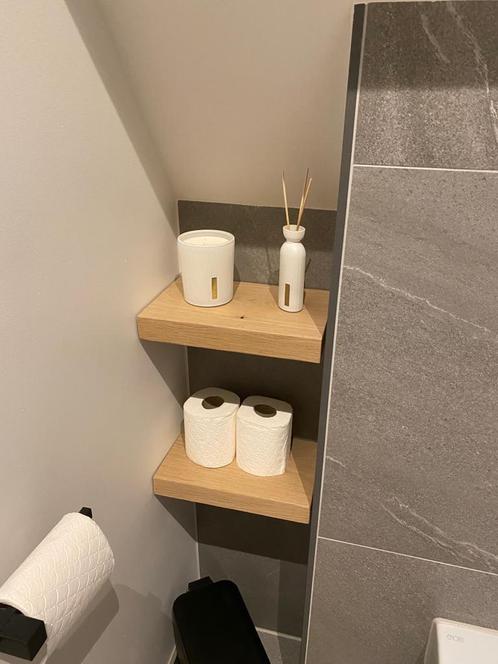Wandplanken EIKENHOUT OP MAAT, Huis en Inrichting, Woonaccessoires | Wanddecoraties, Nieuw, Ophalen of Verzenden