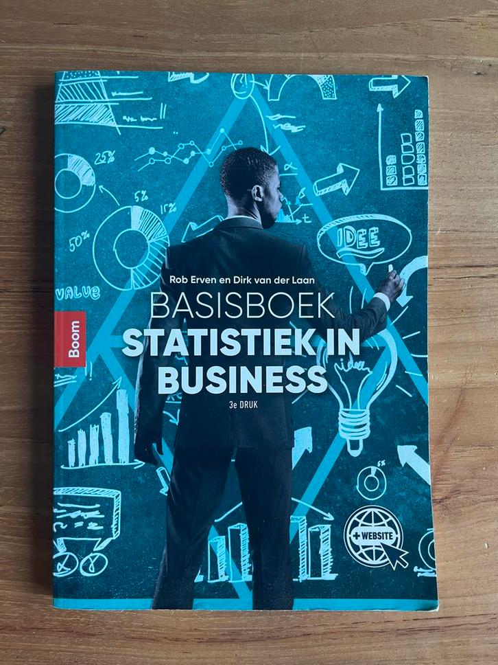 Statistiek Boeken Rob Erven, Boeken, Studieboeken en Cursussen, Zo goed als nieuw, HBO, Beta, Ophalen of Verzenden