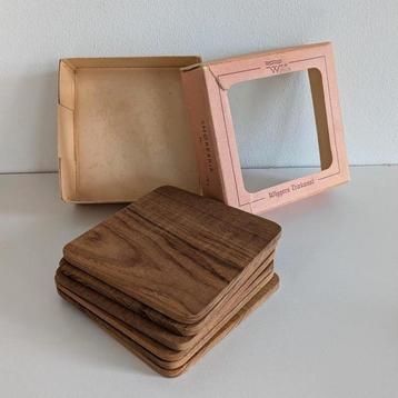 6 grote Deense vintage teakhouten onderzetters plankjes Smør beschikbaar voor biedingen