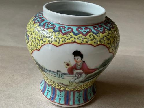 Chinese Jiangxi Jindezhen Min Chi urn van porselein jaren 50, Antiek en Kunst, Kunst | Niet-Westerse kunst, Verzenden
