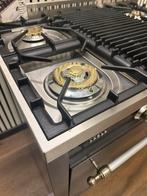 Luxe Boretti Fornuis 5 pits antraciet multifunctionele oven, Fornello Esperta, Ophalen of Verzenden, Zo goed als nieuw, Energieklasse A of zuiniger