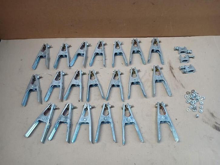 Partij Massa Klemmen Aarde klem massaklem 200A Lasklem Tang, Auto diversen, Autogereedschap, Zo goed als nieuw, Ophalen of Verzenden