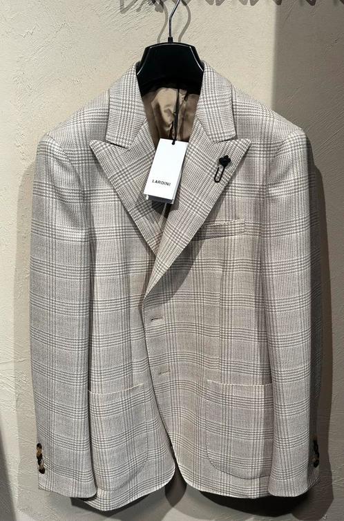 Wollen colbert van Lardini. Beige. Nieuw. Maat 52, Kleding | Heren, Kostuums en Colberts, Nieuw, Maat 52/54 (L), Beige, Ophalen of Verzenden