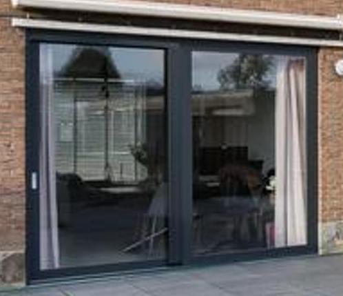 Aluminium schuifpui, Doe-het-zelf en Verbouw, Kozijnen en Schuifpuien, Gebruikt, Schuifpui, Aluminium, 225 cm of meer, 225 cm of meer