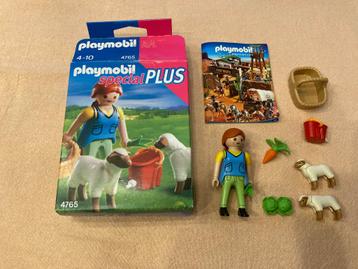 Playmobil special plus 4765 set boerin schaapjes lammetjes! beschikbaar voor biedingen