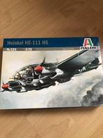 Bouwpakket Italeri 121. Heinkel HE-111 H6 1:72, Hobby en Vrije tijd, Modelbouw | Vliegtuigen en Helikopters, Nieuw, Vliegtuig