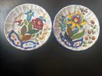 2 Morelli Aardewerk Bordjes - Handbeschilderd, Ophalen of Verzenden