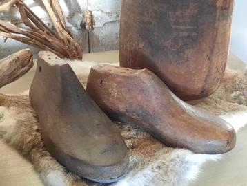 Landelijke brocante houten schoenmal 25 of 28 cm *Etage3*  beschikbaar voor biedingen