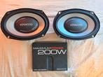 kenwood autospeakers + versterker, Ophalen of Verzenden