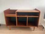 Vintage meubel voor vinylplaten, Ophalen, Gebruikt