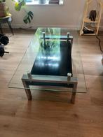 Salontafel glas, Huis en Inrichting, Tafels | Salontafels, Ophalen, 100 tot 150 cm, 50 tot 100 cm, Minder dan 50 cm