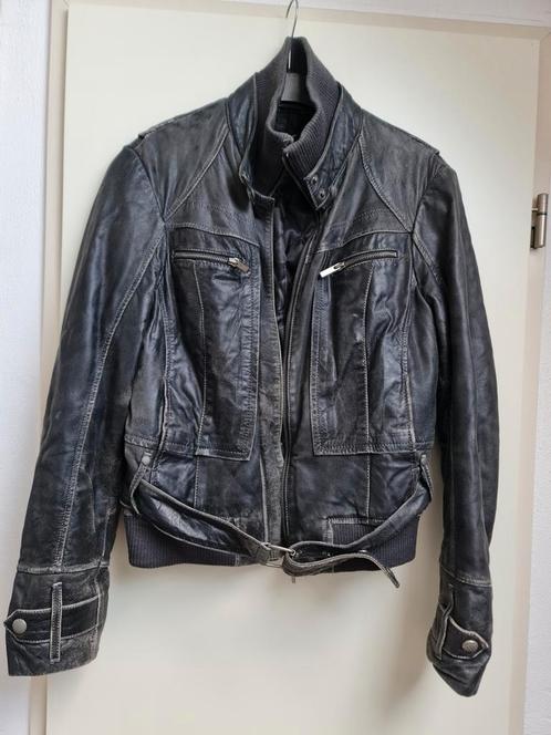 Vintage verweerd bikerjack design jas Arma maat 40 zwart, Kleding | Dames, Jassen | Zomer, Gedragen, Maat 38/40 (M), Zwart, Ophalen