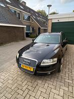 Full options Audi A6 (C6) V6 automaat in nette staat bj 2005, Lichtsensor, Zwart, Stationwagon, Particulier
