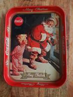 Coca Cola Kerst Dienblad - Vintage, Ophalen of Verzenden, Gebruikt