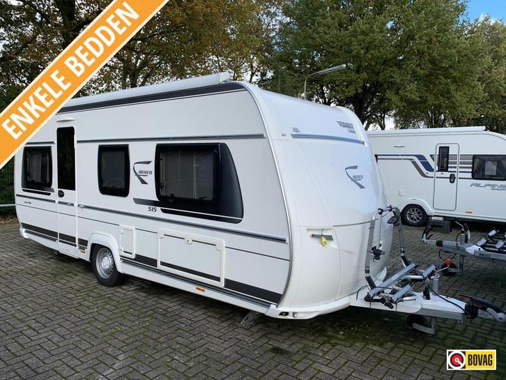 Fendt Bianco Selection 515 SG Mover/Luifel/Fietsdr., Caravans en Kamperen, Caravans, Bedrijf, tot en met 4, 1250 - 1500 kg, Rondzit