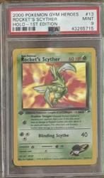 13/132	rocket's scyther 1st psa 9	 €  500,00, Hobby en Vrije tijd, Verzamelkaartspellen | Pokémon, Ophalen of Verzenden, Nieuw