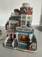 Keramisch Muziekwinkel Dorpshuis Ornament aanv kerstdorp, Ophalen of Verzenden, Gebruikt