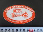 sticker auto service boekel - strip oldtimer auto, Ophalen, Zo goed als nieuw, Bedrijf of Vereniging