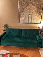 3-seat Velvet Sofa Green, Huis en Inrichting, Banken | Sofa's en Chaises Longues, Ophalen, Overige materialen, Gebruikt, 150 tot 200 cm
