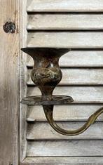 Antieke Franse waarschijnlijk bronzen kandelaar, Antiek en Kunst, Ophalen of Verzenden, Koper of Brons