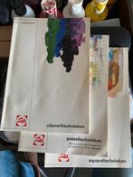 3 boekes Olieverf- en pastel en aquareltechnieken, Ophalen of Verzenden, Gebruikt