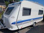 Hobby De Luxe Easy 440 SF - 2004 - Incl. Voortent & Mover, Caravans en Kamperen, Caravans, Hobby, Treinzit, Dwarsbed, Particulier