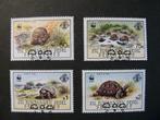 Seychellen 1985 WWF / Zeeschildpadden, Verzenden, Gestempeld, Dier of Natuur