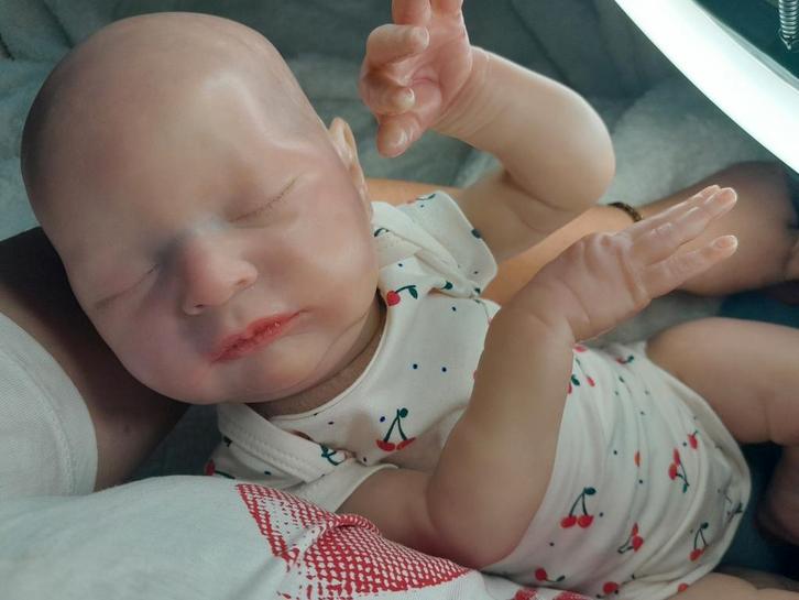 Reborn Laura van Bonnie Brown, Verzamelen, Poppen, Zo goed als nieuw, Pop, Levensecht of Reborn, Ophalen of Verzenden