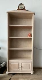 Boekenkast eiken white wash, Ophalen, 50 tot 100 cm, Zo goed als nieuw, 150 tot 200 cm
