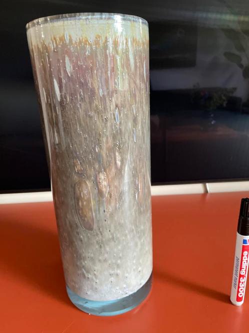 Dutz Gespikkelde Vaas - Uniek Design Glaswerk, Antiek en Kunst, Antiek | Vazen, Ophalen of Verzenden
