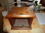 oude houten stoof met messing handvat, Antiek en Kunst, Ophalen of Verzenden