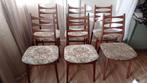 Scandinavische vintage eetkamerstoelen, Huis en Inrichting, Stoelen, Vijf, Zes of meer stoelen, Gebruikt, Scandinavisch vintage