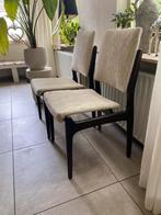 Vintage retro deens design stoelen 2 stuks mahonie, Huis en Inrichting, Stoelen, Gebruikt, Twee, Bruin, Ophalen of Verzenden