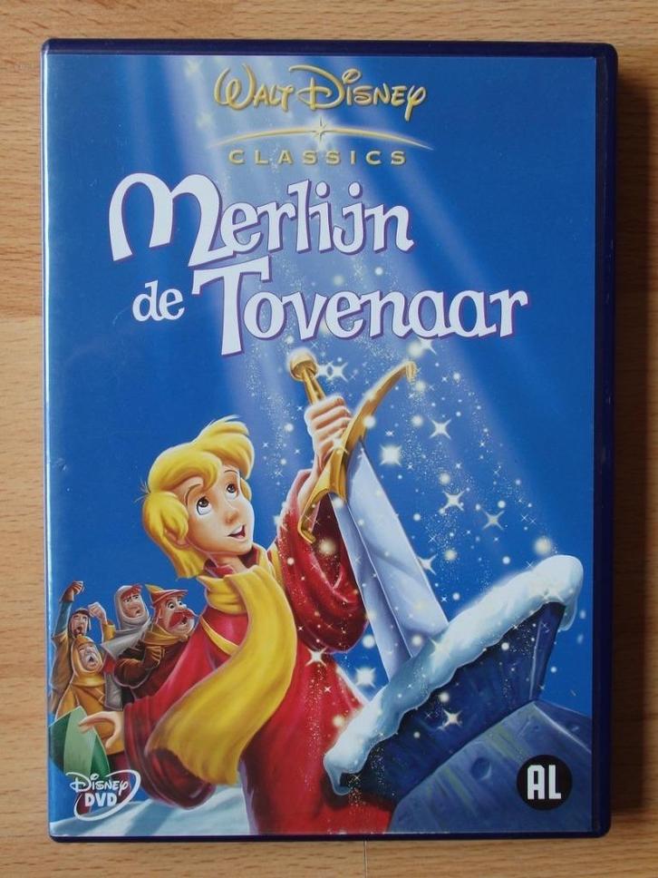 Dvd Merlijn de Tovenaar (Walt Disney Classics), Cd's en Dvd's, Dvd's | Tekenfilms en Animatie, Gebruikt, Alle leeftijden, Ophalen