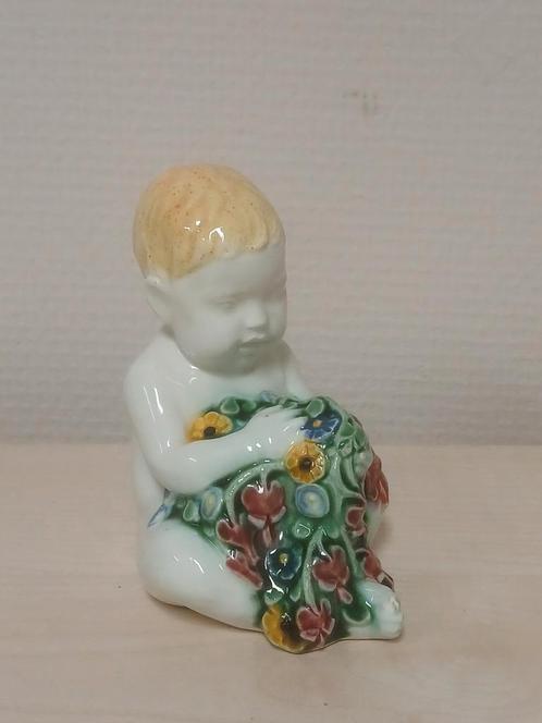 Michael Powolny sitzender Putto, No. 163 Wiener Keramik 1913, Antiek en Kunst, Antiek | Porselein, Ophalen of Verzenden