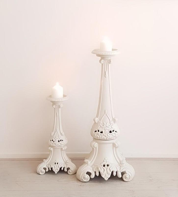 Set van 2 grote kandelaars, kaarshouder, Huis en Inrichting, Woonaccessoires | Kandelaars en Kaarsen, Ophalen of Verzenden