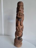 Houten Tiki Beeld, Antiek en Kunst, Ophalen of Verzenden