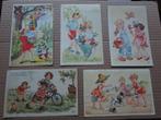 12 kinder ansichtkaarten jaren 60, Verzamelen, Verzenden, 1960 tot 1980, Gelopen