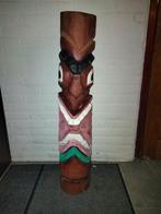Te koop Totempaal 98cm, Antiek en Kunst, Kunst | Beelden en Houtsnijwerken, Ophalen of Verzenden