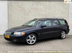 Volvo V70 2.5T Summum automaat, leer, onderhouden, Blauw, 2521 cc, Traction-control, Euro 4