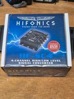 Hifonics 4 kanaals hi lo converter SQ, Ophalen of Verzenden, Nieuw