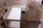 Ikea babybedje + commode (zonder matras) mag samen weg, Kinderen en Baby's, Kinderkamer | Complete kinderkamers, Ophalen of Verzenden